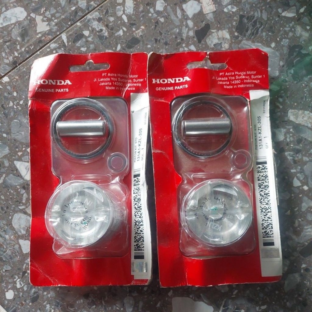 PISTON KIT BEAT FI,SCOOPY FI,SPACY FI,ORIGINAL HGP KZL
