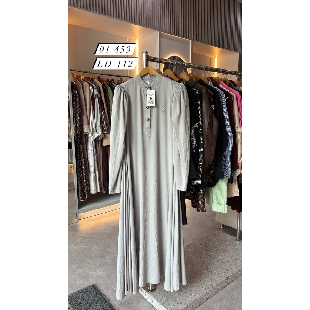 GAMIS KANCING ABU 01 453 BY SHELLASAUKIA