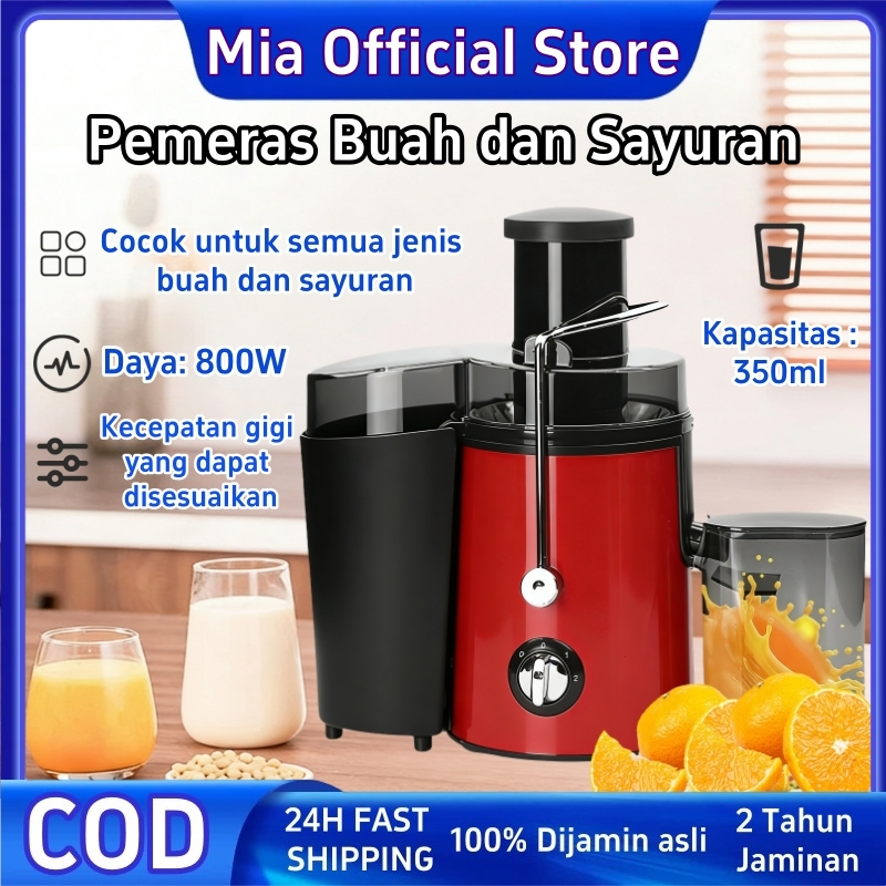 Ekstraktor Jus Rumah Tanpa Ampas 800w Fresh Fruit Juice Blender Multifungsi Slow Juicer Blender Make