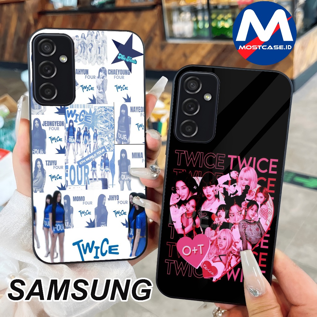(SS12) TWICE - Case untuk Samsung A56 5G A55 5G A36 5G A54 A35 A34 A26 5G A25 A24 A23 A07 A06 A05 A0