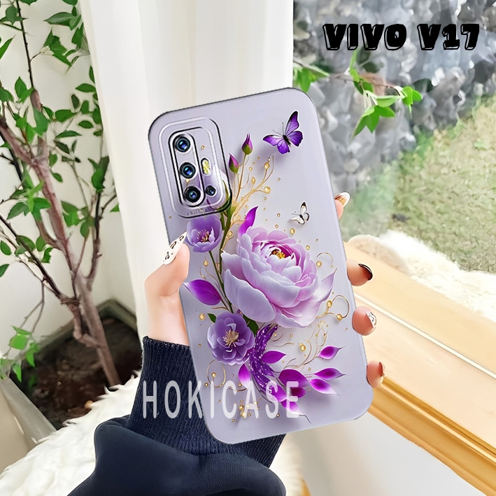 Bumper Procamera Vivo V17 - V19 - V17 Pro Bunga Silicone Case Lentur[HC12]