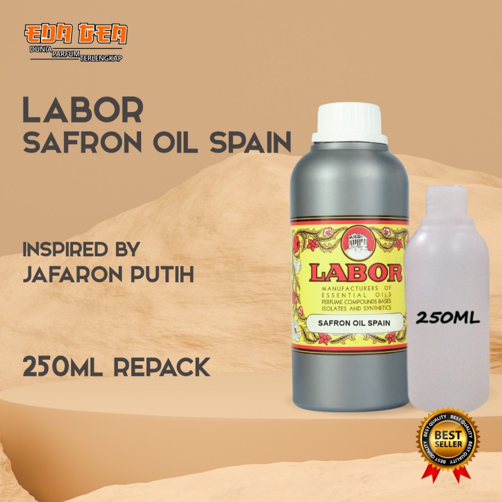 bibit parfum murni  SAFRON OIL SPAIN  LABOR 250ML