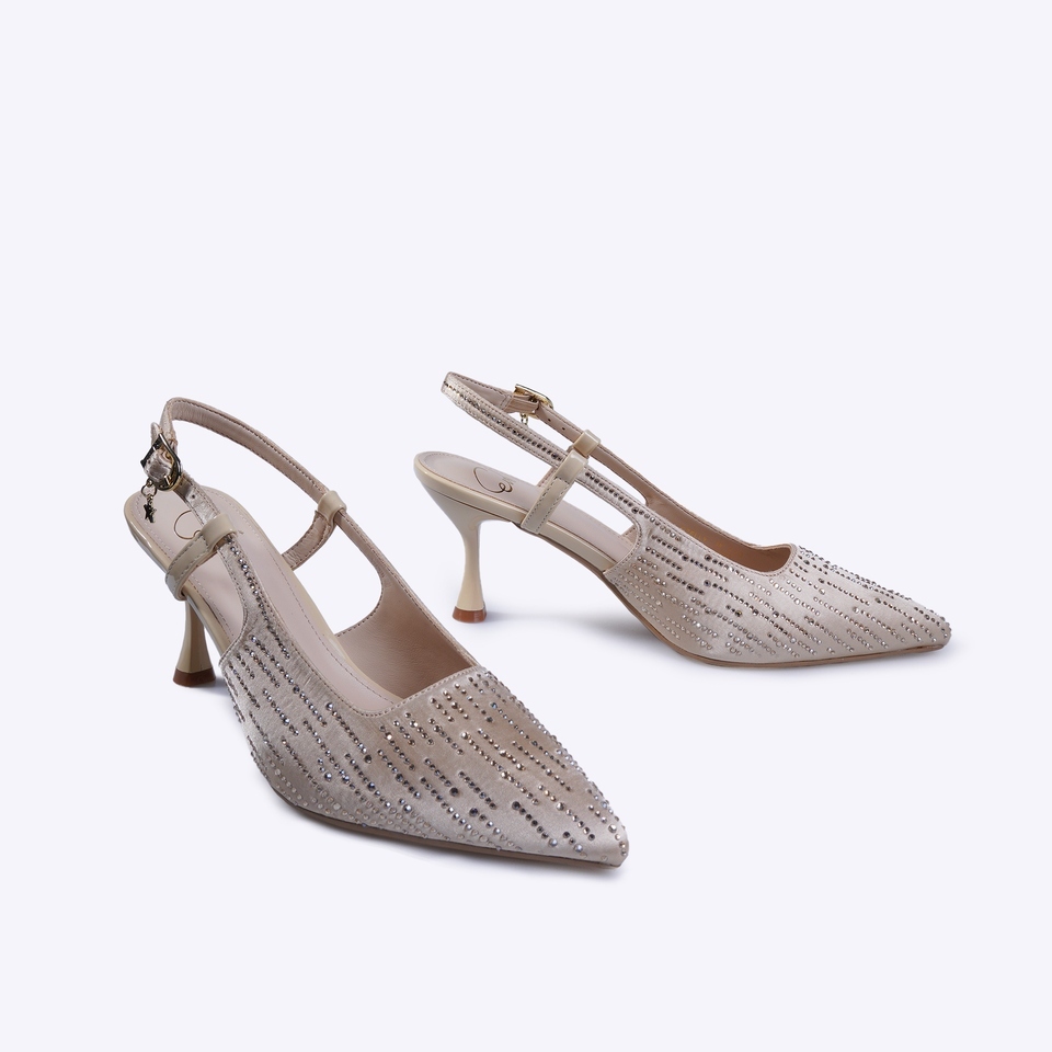 Everbest EVB Ezelly Pump Shoes Almond & Navy