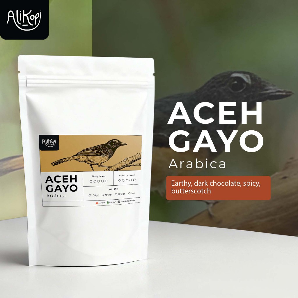 ALI KOPI - Kopi Aceh Gayo Arabica Roasted Beans