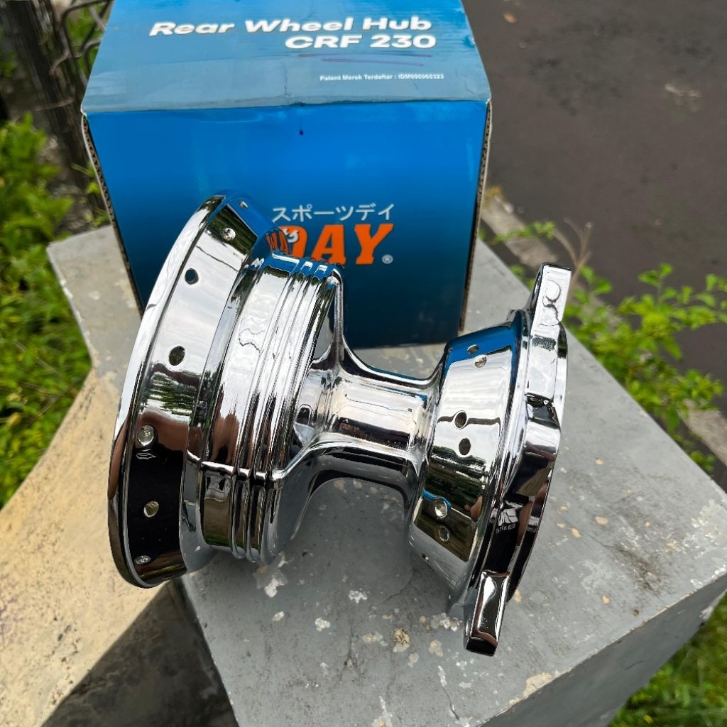 Tromol Belakang CRF 230 Import day Detail Original finishing crom tebal detailing rapi