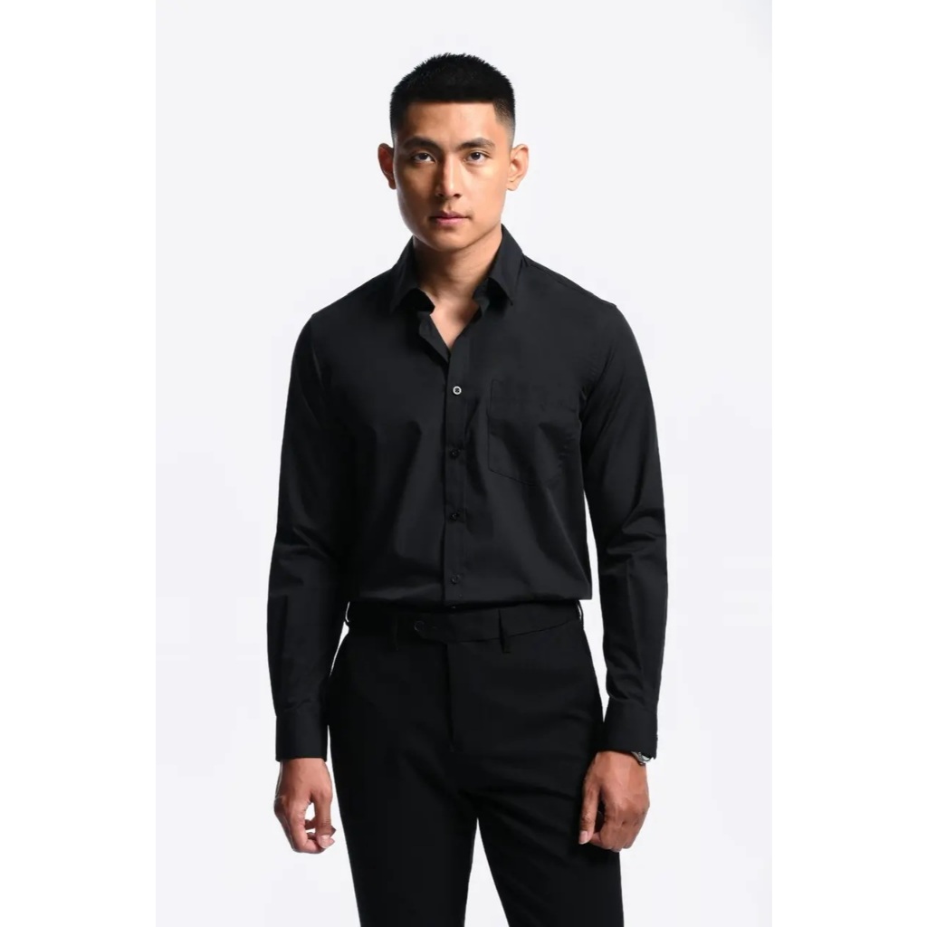 Heymale - Elgant Basic Shirt - Black