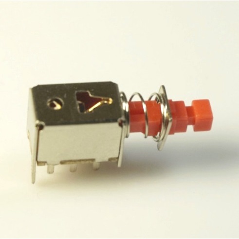 Saklar Switch DPDT Tombol Tekan Self-Lock