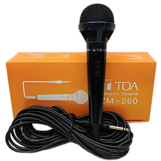 Mic Microphone Kabel Toa ZM-260 ZM 260 Microphone TOA ZM260 Mic Toa ZM 260 Mic Toa Kabel ZM-260