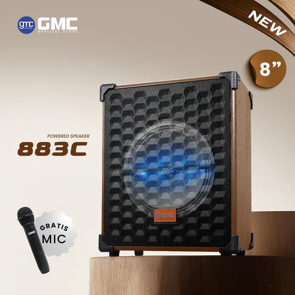 Speaker karaoke portabel berukuran 8 inci Gmc 883C dan gmc 883b ukuran 6,5inch