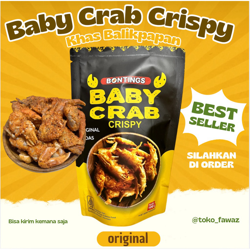 Baby Crab Crispy Oleh-Oleh Khas Balikpapan