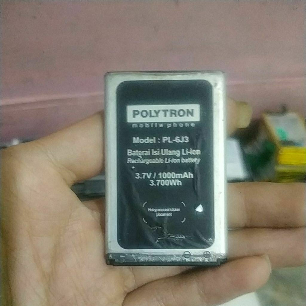 BATERAI BEKAS POLYTRON PL-6J3