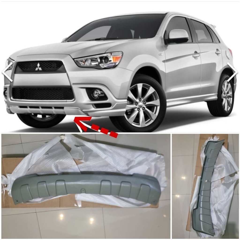bemper bawah mobil mitsubishi outlander sport 2012 original
