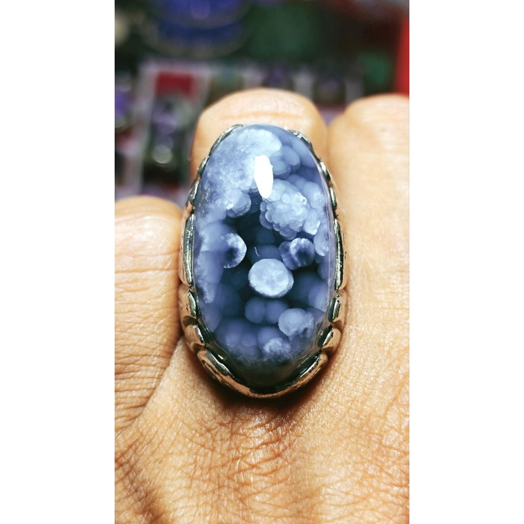 Natural batu pandan suji motif unik