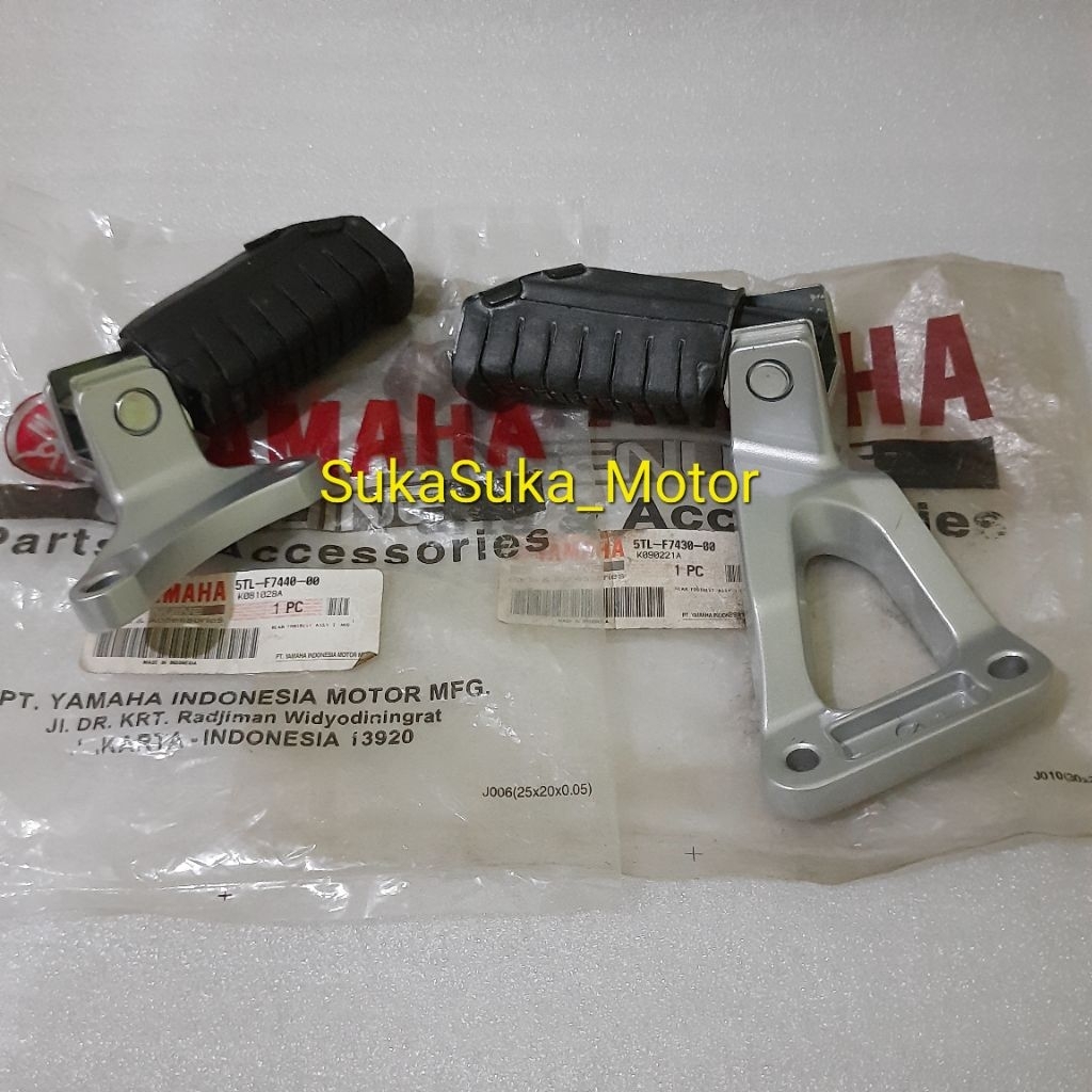 Step Footstep Belakang Assy Mio Sporty Original Yamaha | 5TL-F7430-00 5TL-F7440-00