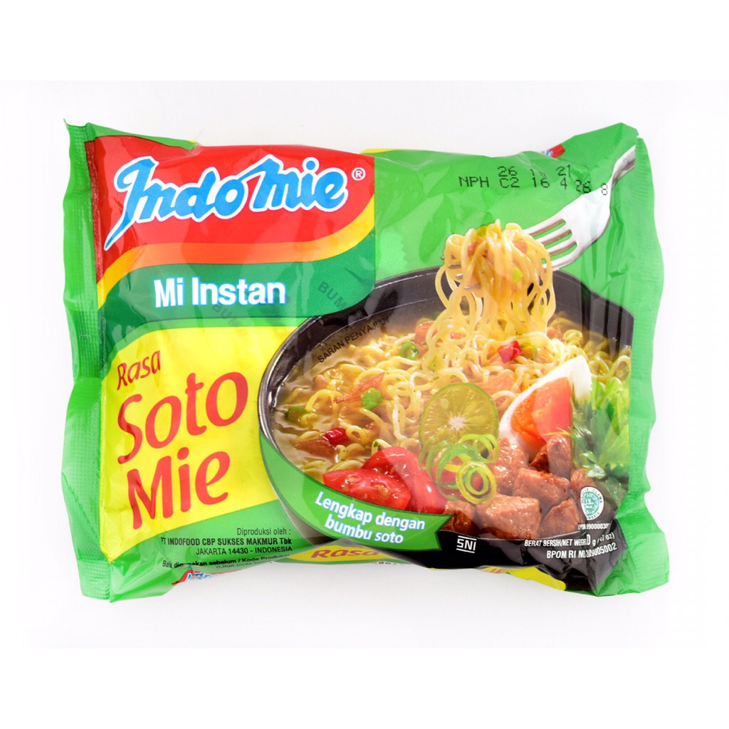 Mie Instan Indomie goreng / soto/ kuah Bihunku Mie sakura