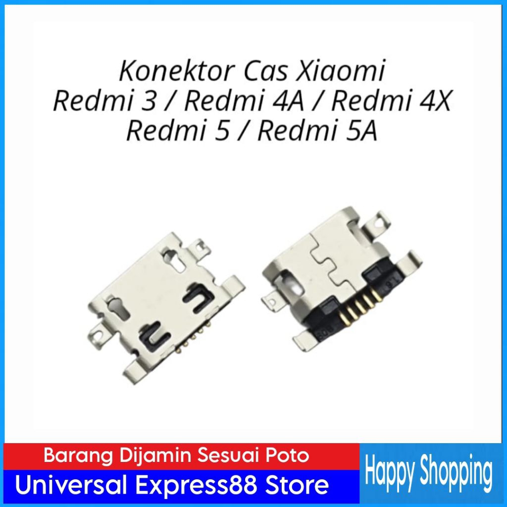 Konektor Cas Redmi 3 / Redmi 4a / Redmi 5a / Redmi 5