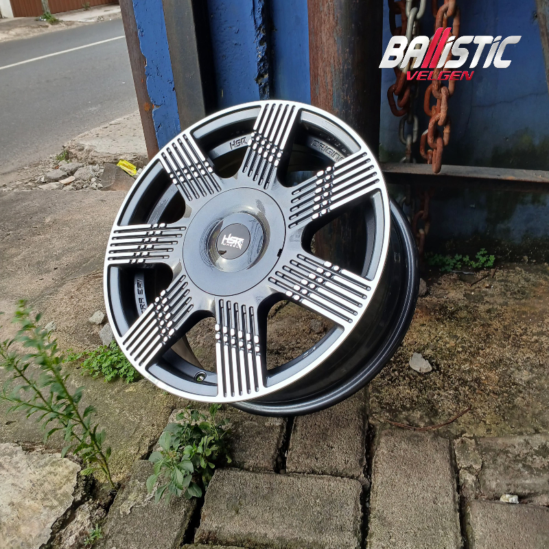 Velg HSR FE TRANSPORTER R15 Black Polis Pelek mobil ring 15 mobilio spin ferio mirage march splash