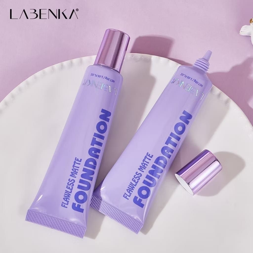 LABENKA LBK-F01 Flawless Matte Foundation Tahan Lama & Anti Air