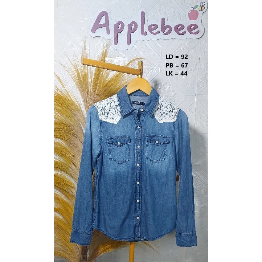 KEMEJA DENIM BRUKAT BY SPAO