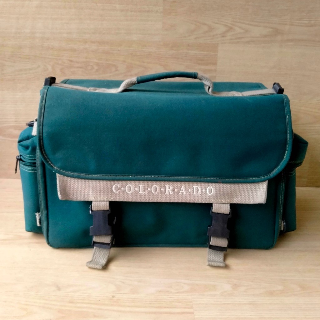 Tas Kamera Vintage Colorado Kanvas 1991 Retro Style