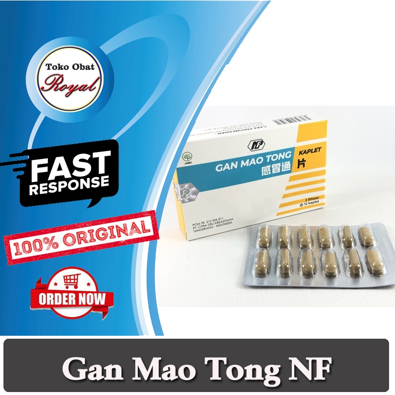 Gan Mao Tong NF Meredakan Pilek Flu Demam Panas Dalam BPOM