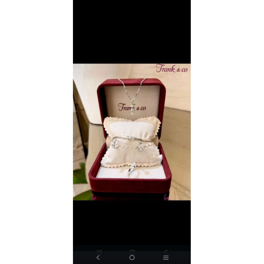 SALE KOTAK PERHIASAN CINCIN COUPLE FRANK & CO EXCLUSIVE NEW FREE PPBAG