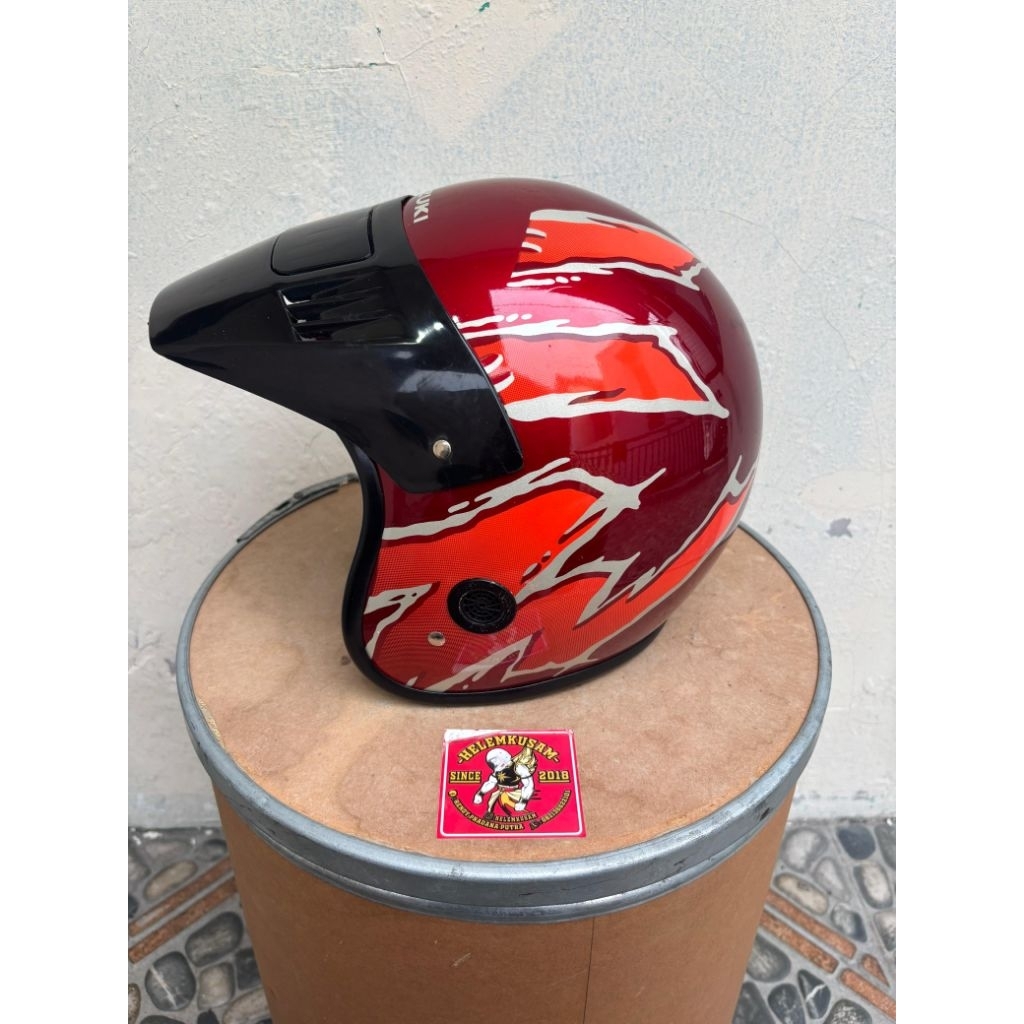 HELM LAWAS, JADUL, KLASIK SUZUKI TS NOS ORIGINAL