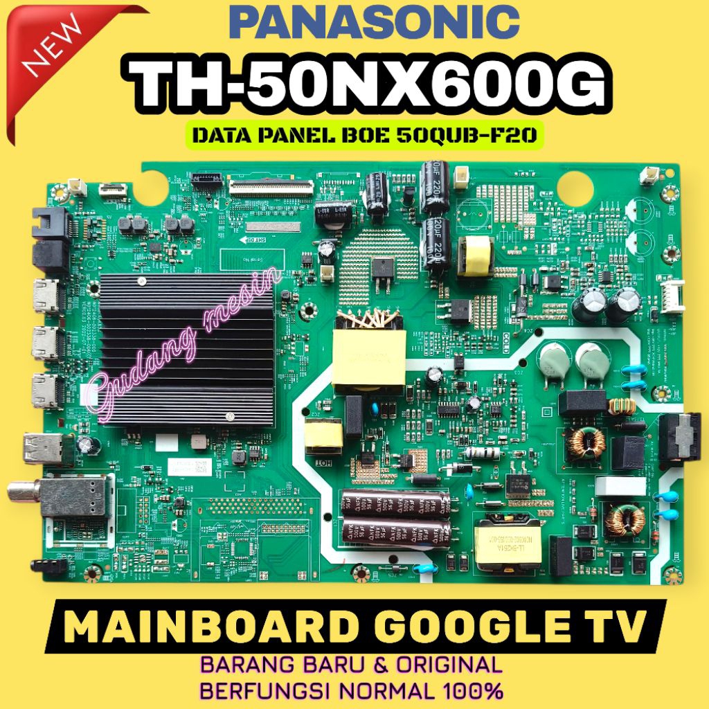 MB TV PANASONIC TH-50NX600G / MAINBOARD TV PANASONIC TH-50NX600G / MESIN TV PANASONIC TH-50NX600G / 
