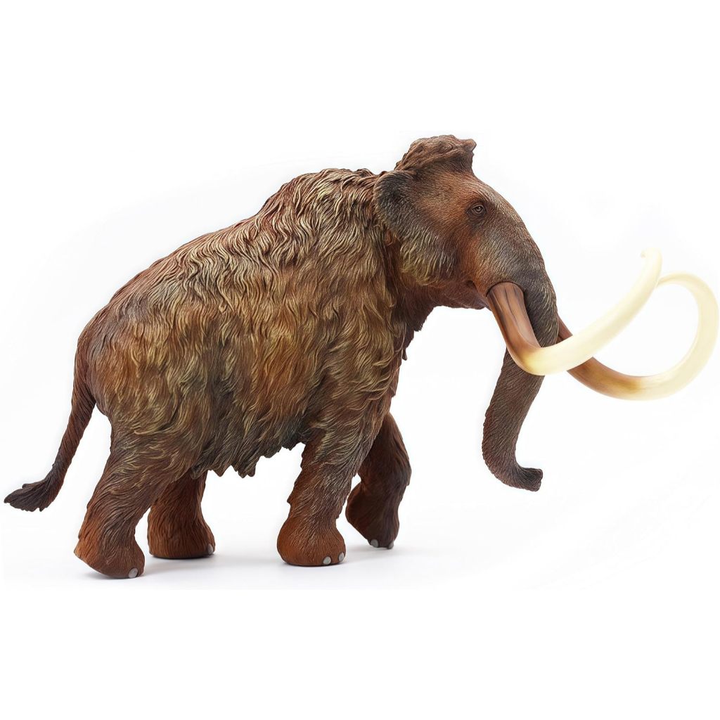Gemini&Genius Mammoth Action Figure Toy, Woolly Mammoth Wild Animal Toy