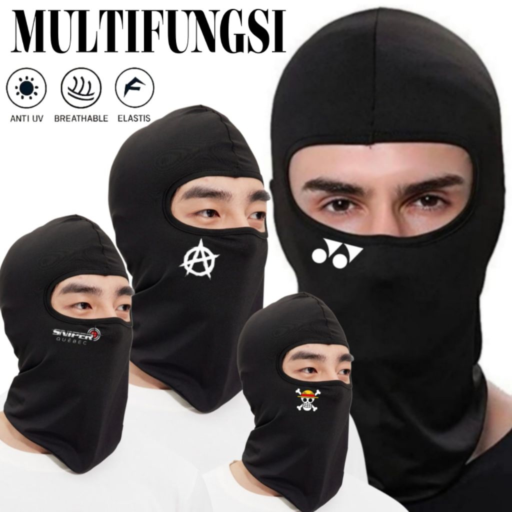 Topeng Ninja berkualitas premium / Masker Balaclava / masker Ninja Balaclava logo kurir