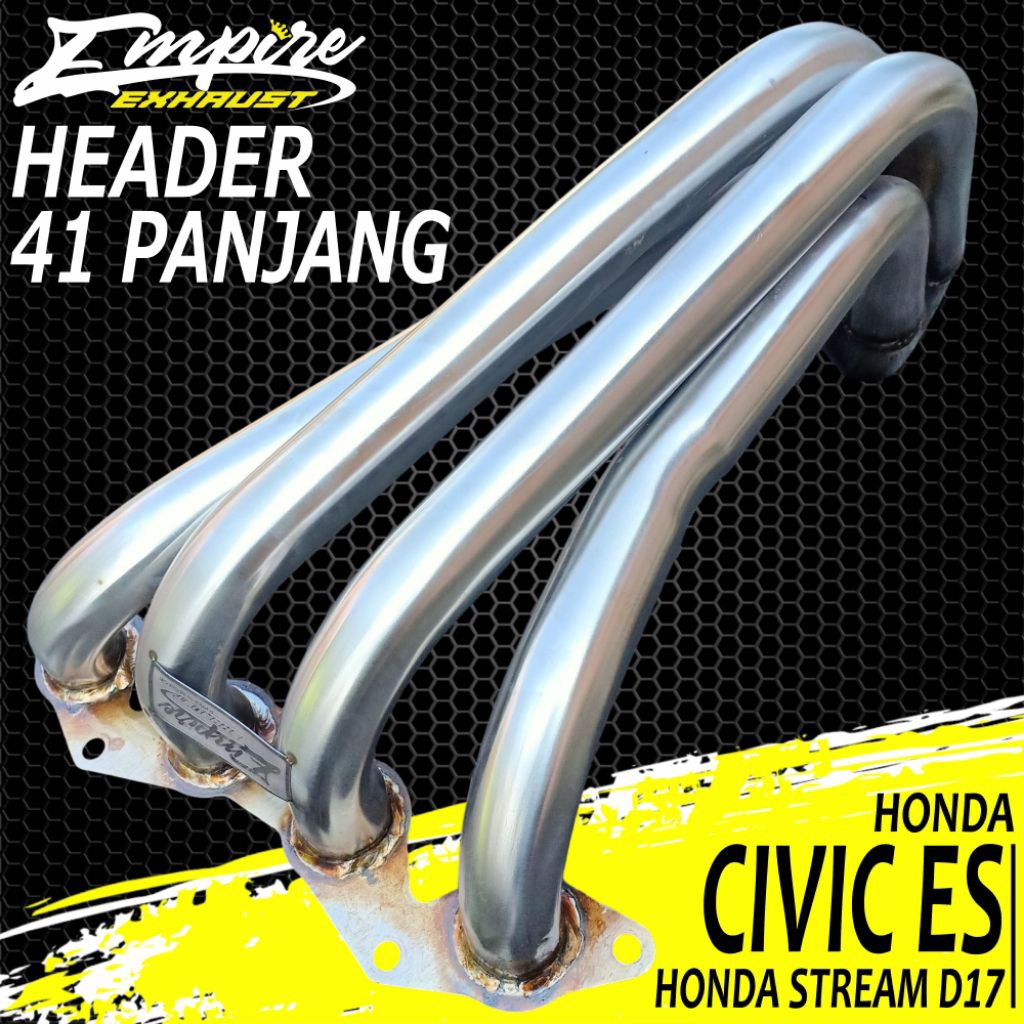 Header Honda Civic Es Honda Stream 41 Panjang Empire Exhaust