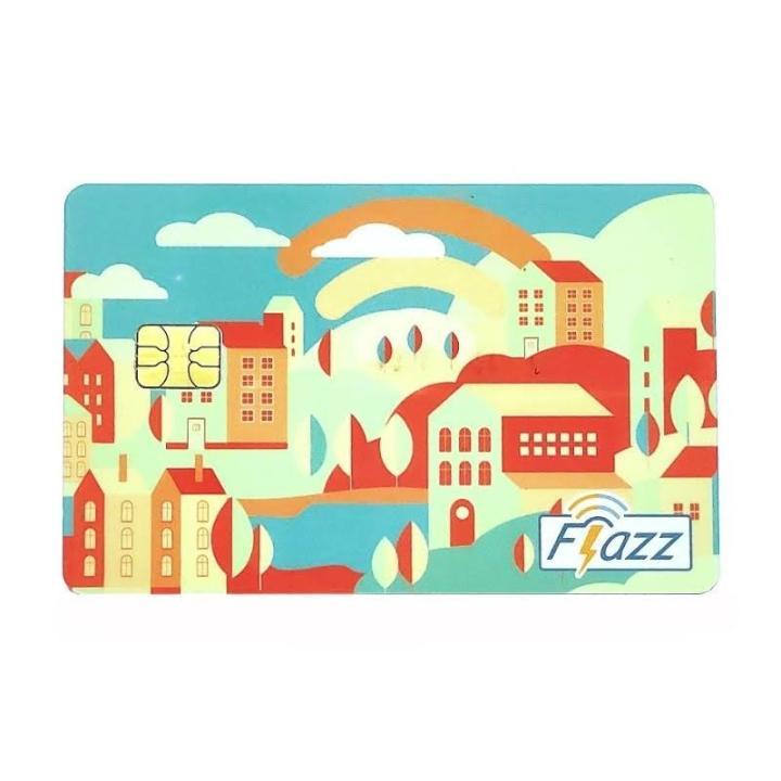 Kartu Flazz BCA Gen2 Motif Town sesuai gambar