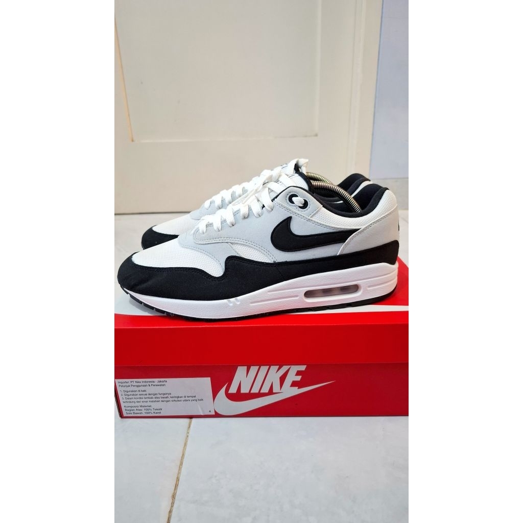 Nike Air Max 1 White/Black-Pure Platinum (SECOND)