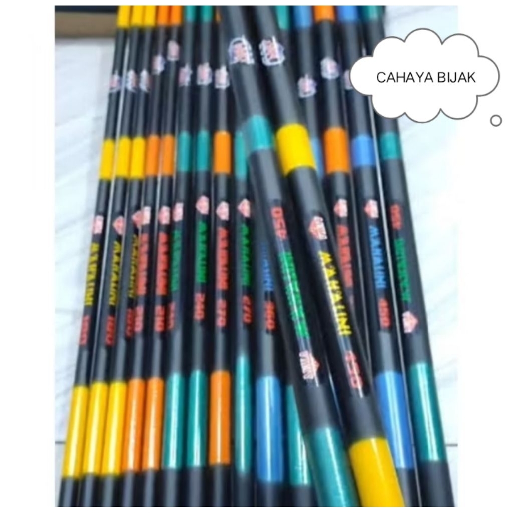 Tegek Pancing Fiber Mahalini Panjang 540 Cm