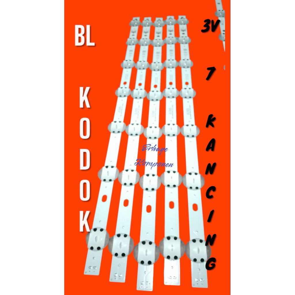 BL Universal 6Volt 7 Kancing / Backlight Mata Kodok 6V/7 Kancing /Backlight Multi.