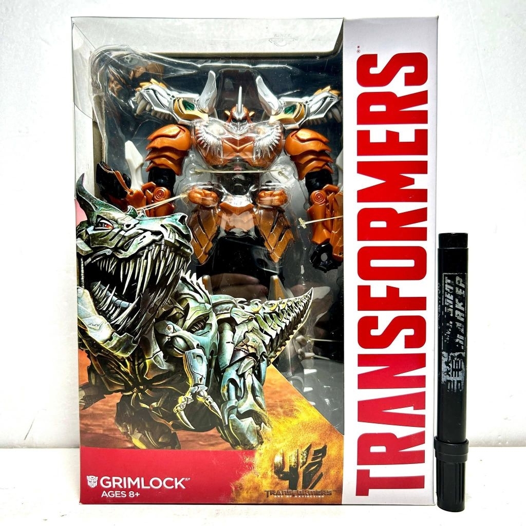 mainan action figure grimlock transformers hasbro dinobots bisa transform artikulasi detail bagus 
H