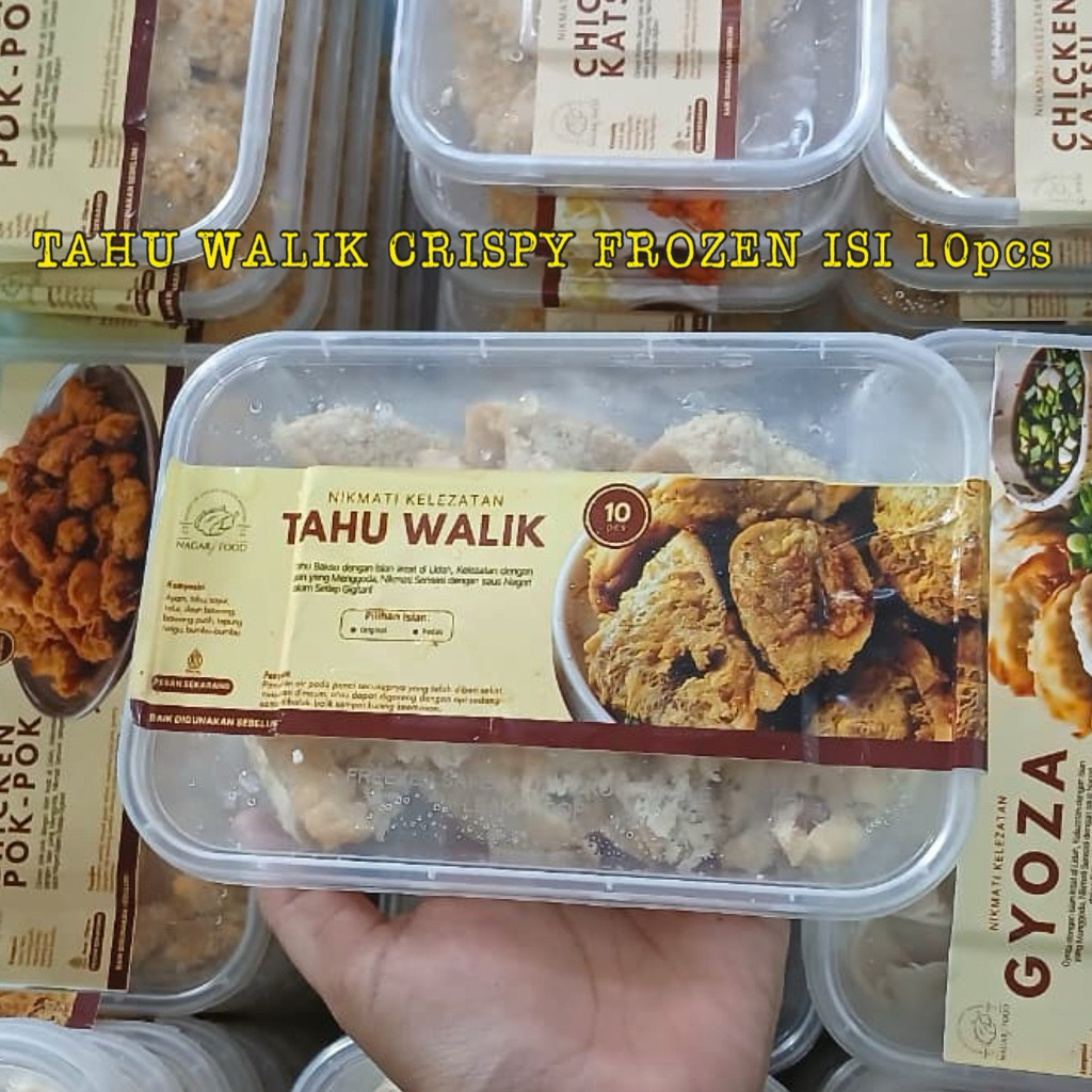 TAHU WALIK CRISPY FROZEN ISI 10pcs//FROZEN FOOD INSTAN AREA SEMARANG