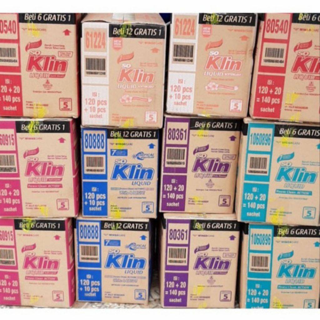 (berkahjoyo) ANEKA SABUN CUCI - SOKLIN BUBUK - SOKLIN CAIR