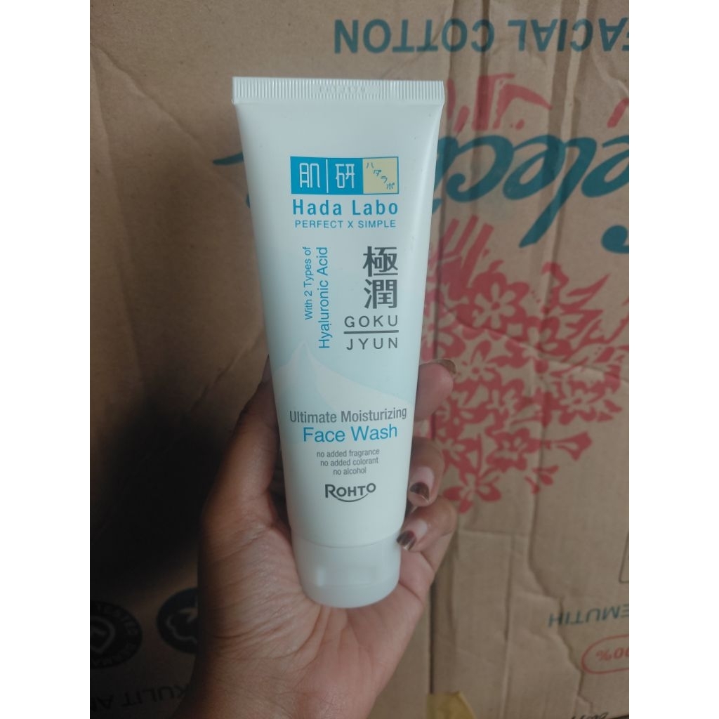 HADA LABO GOKUJYUN FACE WASH 100ml