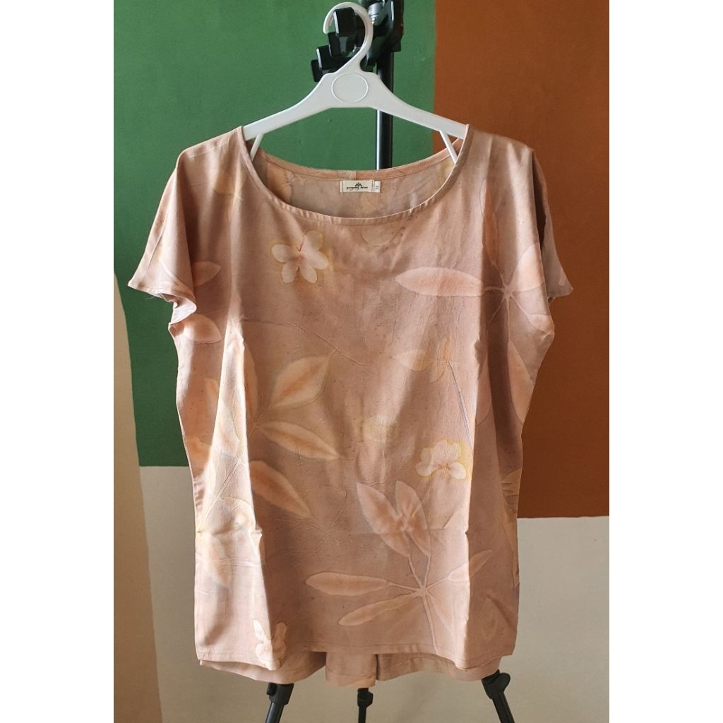 Baju Tidur Eco Print (1set)