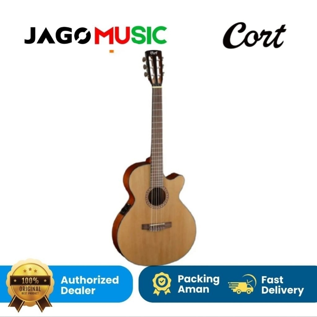 Gitar Nylon Elektrik Cort CEC 5 Guitar Cort CEC5 Natural