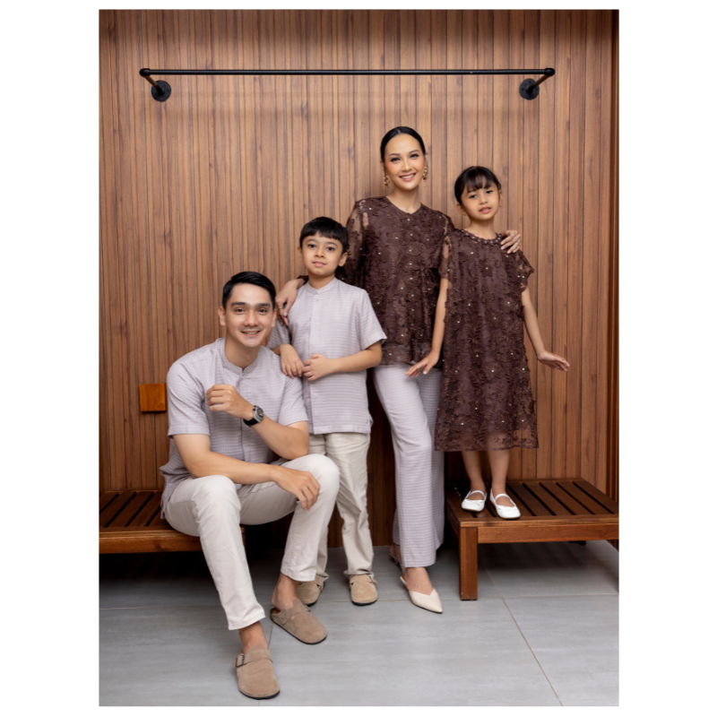 Alora Set - Family Set Raya Collection in Mahogany