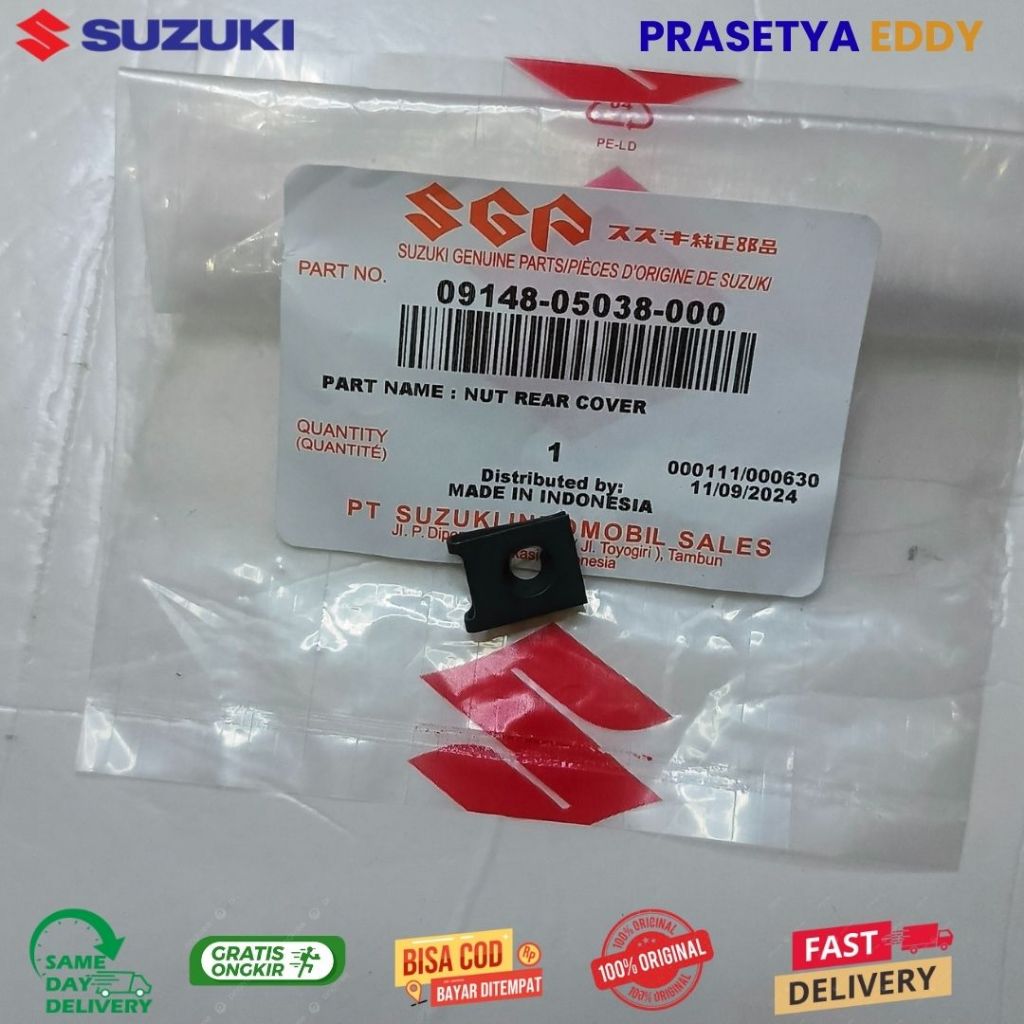 MUR CLIP COVER BODY SPAKBOR BATOK DEK SUZUKI NEX KARBU NEX FI ORIGINAL SGP 09148-05038-000