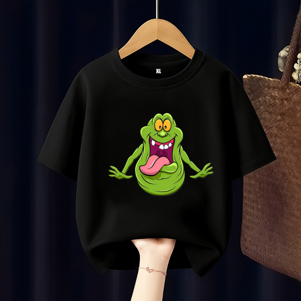 BAJU KAOS ANAK SLIMER GHOSTBUSTERS FREE CUSTOM NAMA