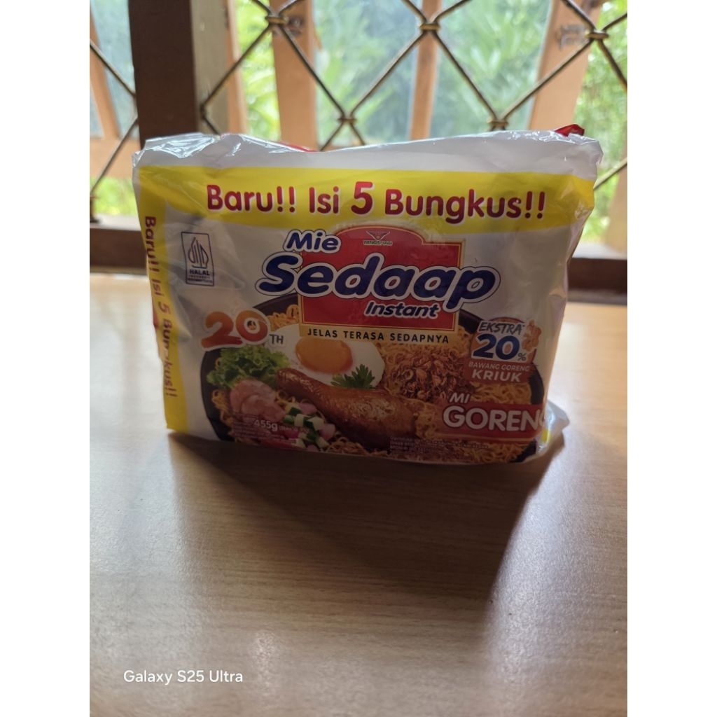 Baru Mie sedap goreng isi 5 bungkus