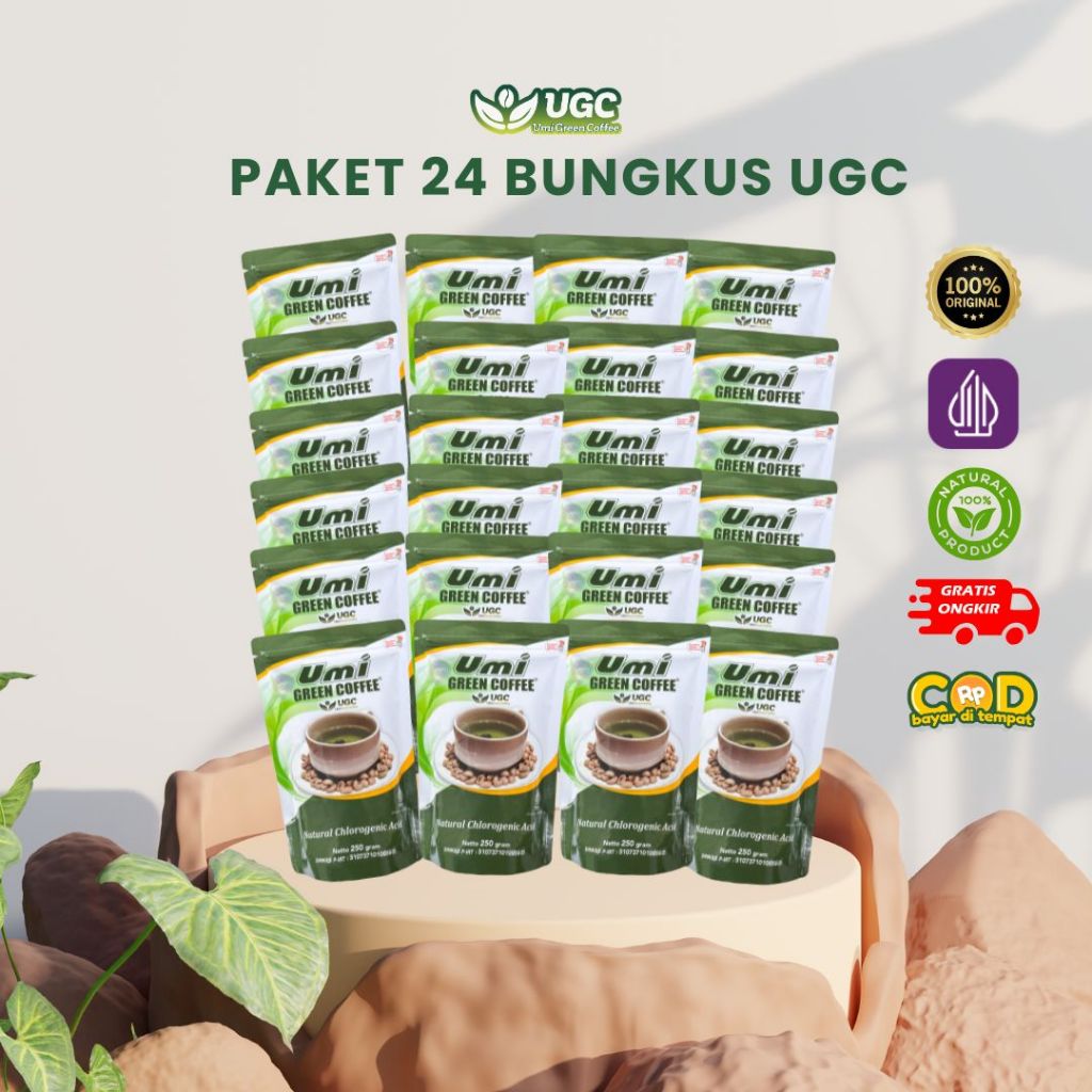 Umi Green Coffee 24 Bungkus Kopi Diet