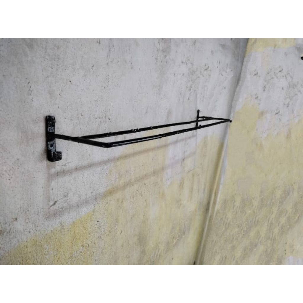 rak gantungan handuk besi dinding kamar mandi