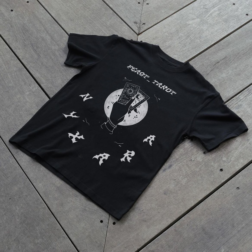 KAOS BAND FEAST ALBUM MEMBANGUN MENGHANCURKAN SINGLE TAROT ART KUALITAS KATUN COMBED - TSHIRT BAND H