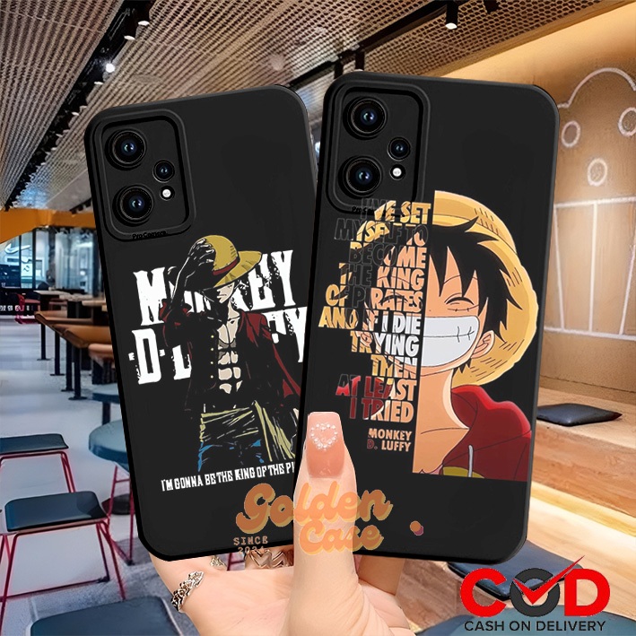 Case Compatible Realme 9 Pro Plus - Realme 9 5G - Realme 9 Pro Anime Luffy Keren Kesing Cowok - Sili