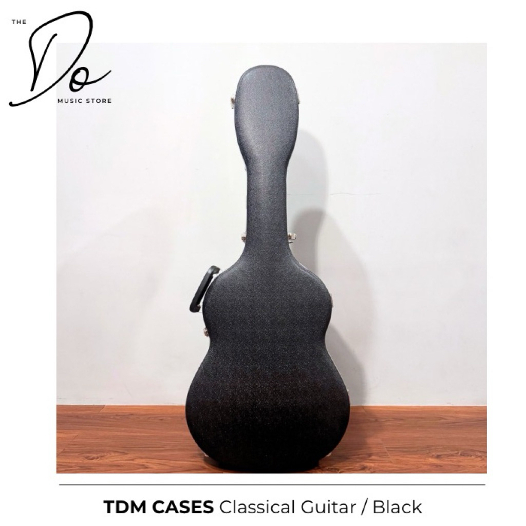 Hardcase Classical Guitar / Gitar Klasik Full Size - TDM Cases - Hitam Black